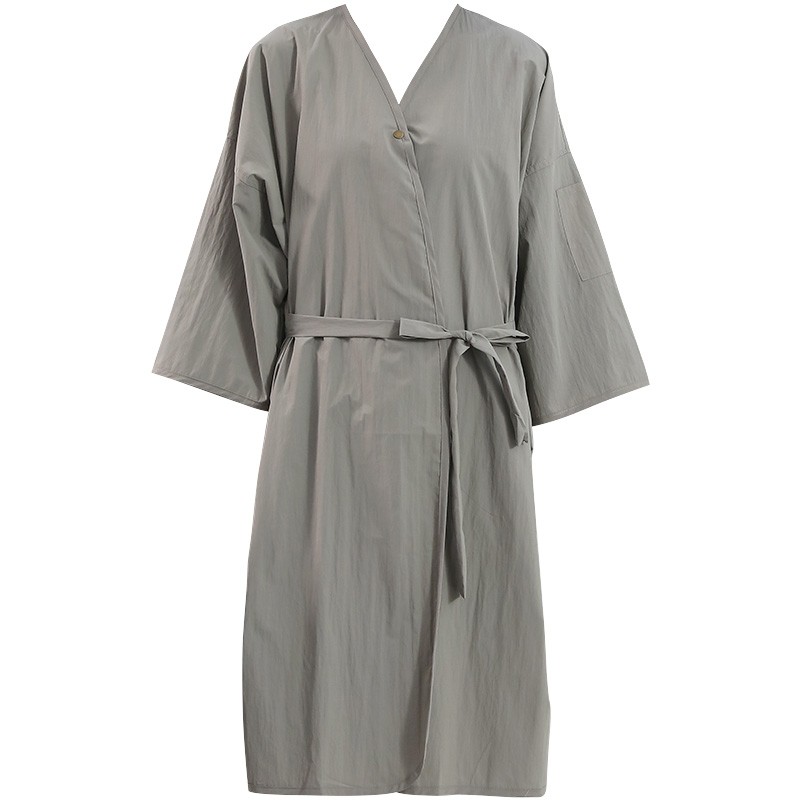 网红理发店美发客袍发廊专用高档潮剪发围布顾客染发衣防水不沾发