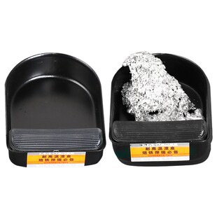 耐高温锡渣收纳盒 烙铁头清洁锡渣盒防静电锡盒 锡渣焊接维修工具