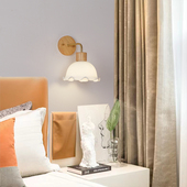 日式 原木卧室床头壁灯侘寂风木艺书房灯走廊过道阳台创意客厅灯具