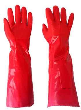 春蕾969加长PU绒里手套31cm40cm45cm 一体防水冬季洗衣服家用刷碗