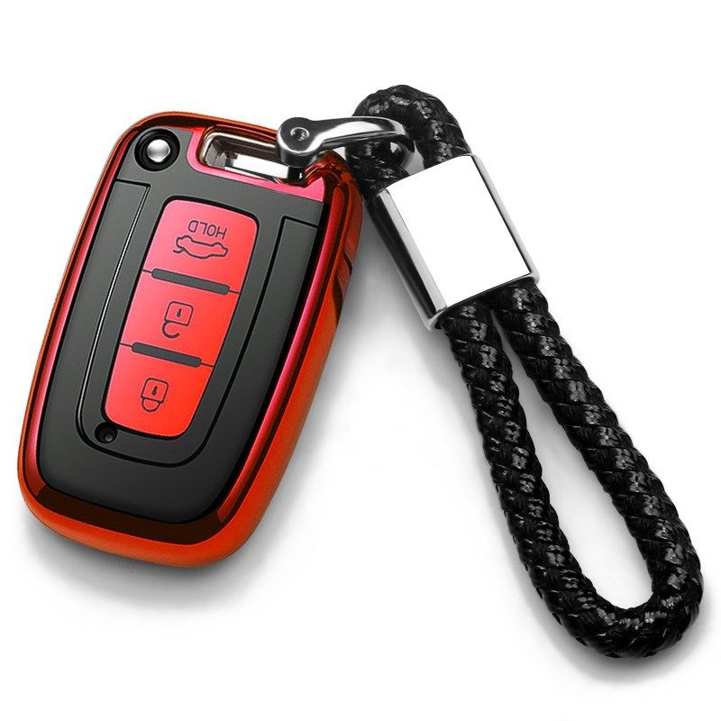 老款起亚智跑钥匙包k2狮跑k5福瑞迪车智能锁匙扣壳男女士全套专用