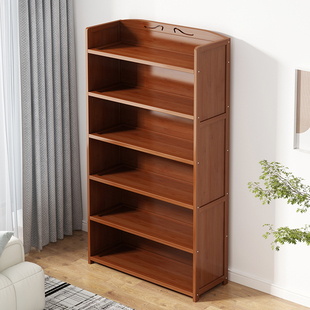 儿童简易客厅书架置物架落地多层靠墙阅读架宝宝玩具收纳小型书柜