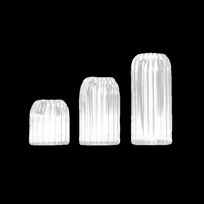 竖纹花瓶 条纹波浪口花瓶 插绿植养花玻璃瓶水养插花简约水培花瓶,鲜花速递/花卉仿真/绿植园艺,花瓶,淘宝优惠券,粉丝福利购,淘宝优惠卷