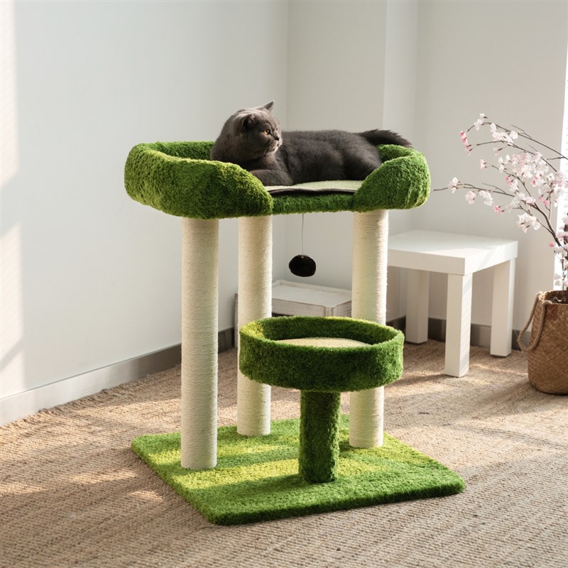 肥猫布偶缅因猫窝猫树猫爬v架一体剑麻替换垫子猫玩具攀爬猫架大