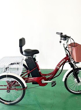 步蓝电动三轮车用k小型老年人代马车脚踏电动16福星电助家力人力