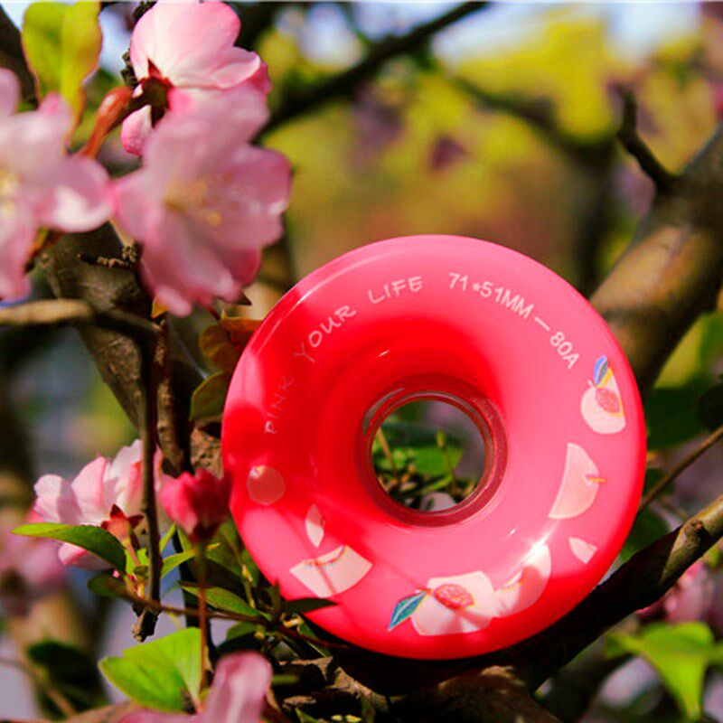 水果轮 果冻轮 71mm 51mm 80a 专业舞板轮. 长板轮子
