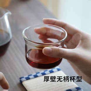 加厚透明滤杯家用泡茶壶 霜山玻璃咖啡分享壶品鉴杯手冲咖啡壶套装