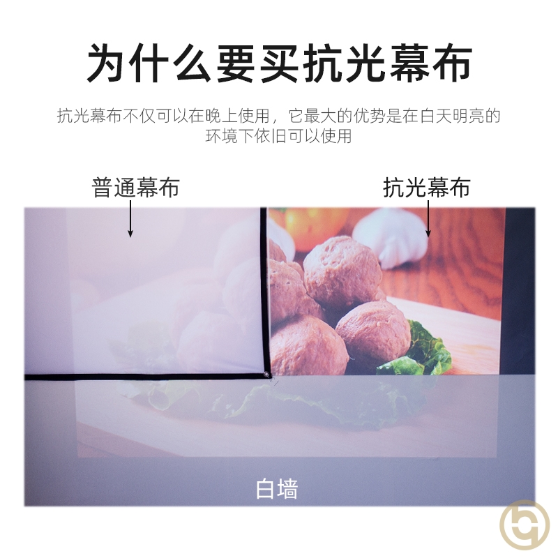 抗光投影幕布墙纸家庭背景墙大屏幕投影仪贴简易家用自粘投屏客厅