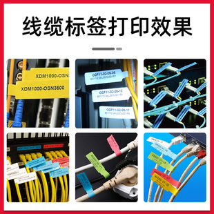 蓝牙通讯网络尾纤旗P 德佟DP23S通信机房线缆标签打印机手持便携式