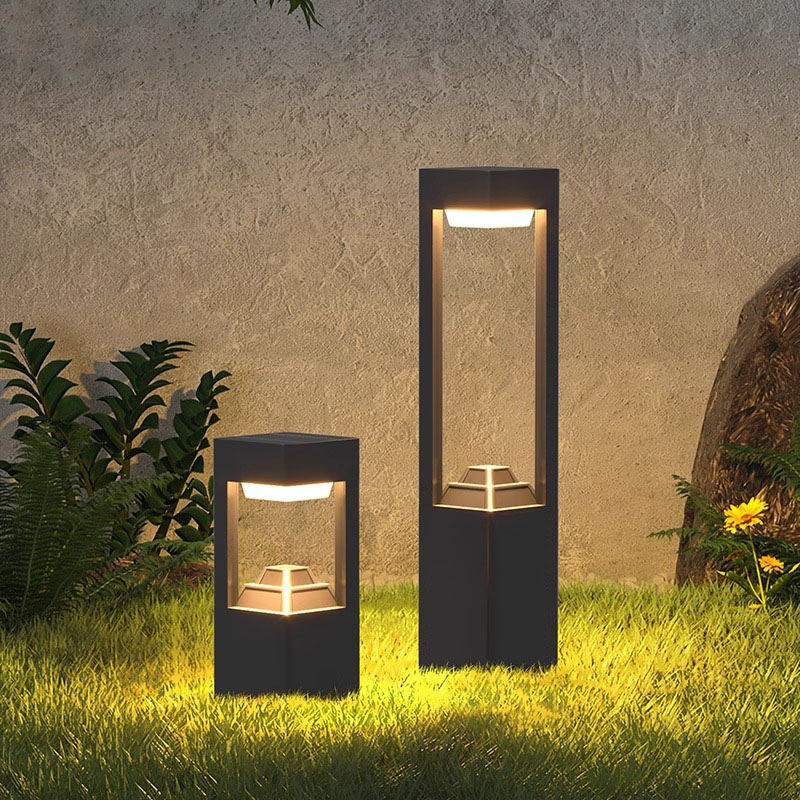 太阳能庭院灯现代简约室外防水别墅园林景观灯花园氛围户外草坪灯