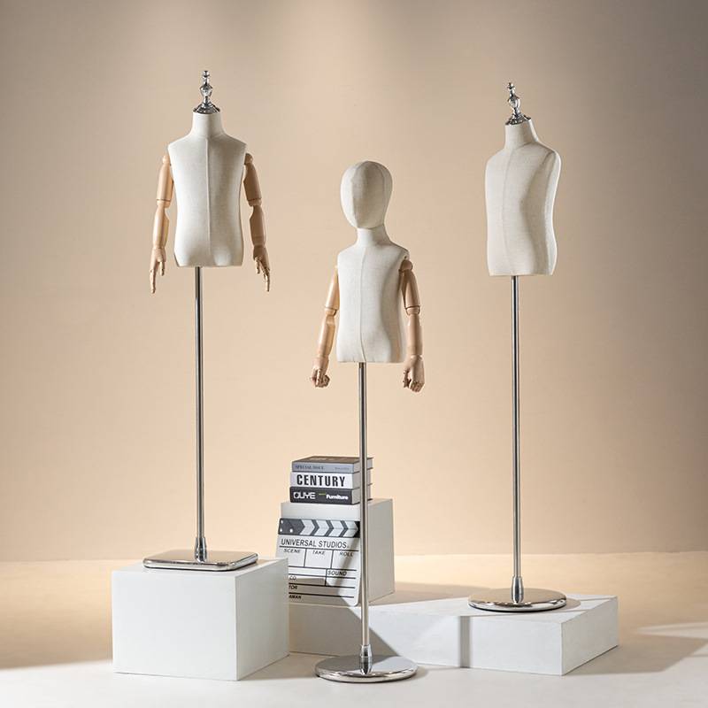 儿童模特架服装橱窗道具男女小童模人偶全身童装店童装模特展示架