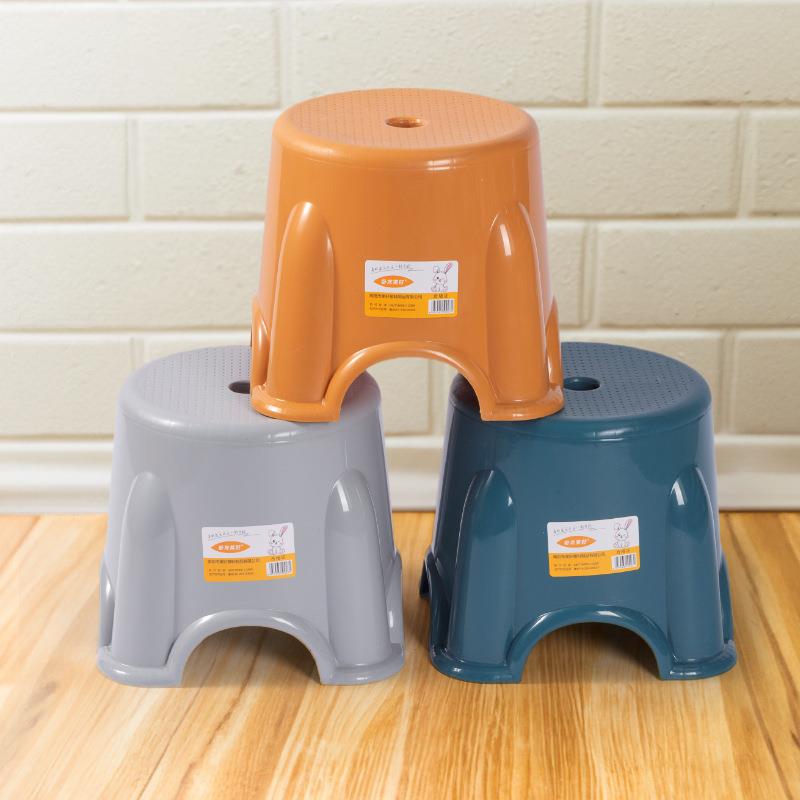 塑料小凳子加厚家用小板凳客厅方凳可叠放茶几凳浴室儿童矮凳耐用