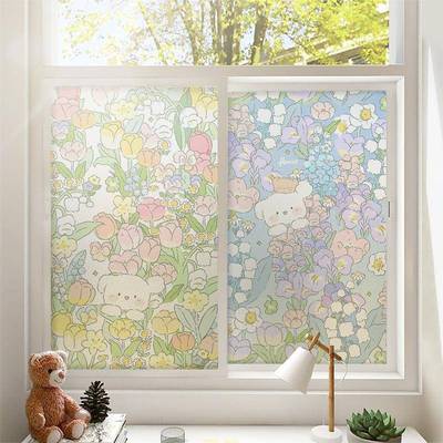 防窥窗户遮光贴膜磨砂玻璃贴纸透光不透明浴室卫生间窗花纸防走光