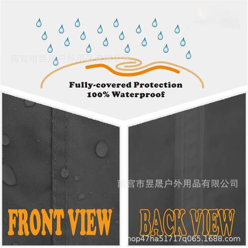 跨境尺寸发电机防水罩户外防尘保护罩牛津布黑色防晒防雨防尘罩