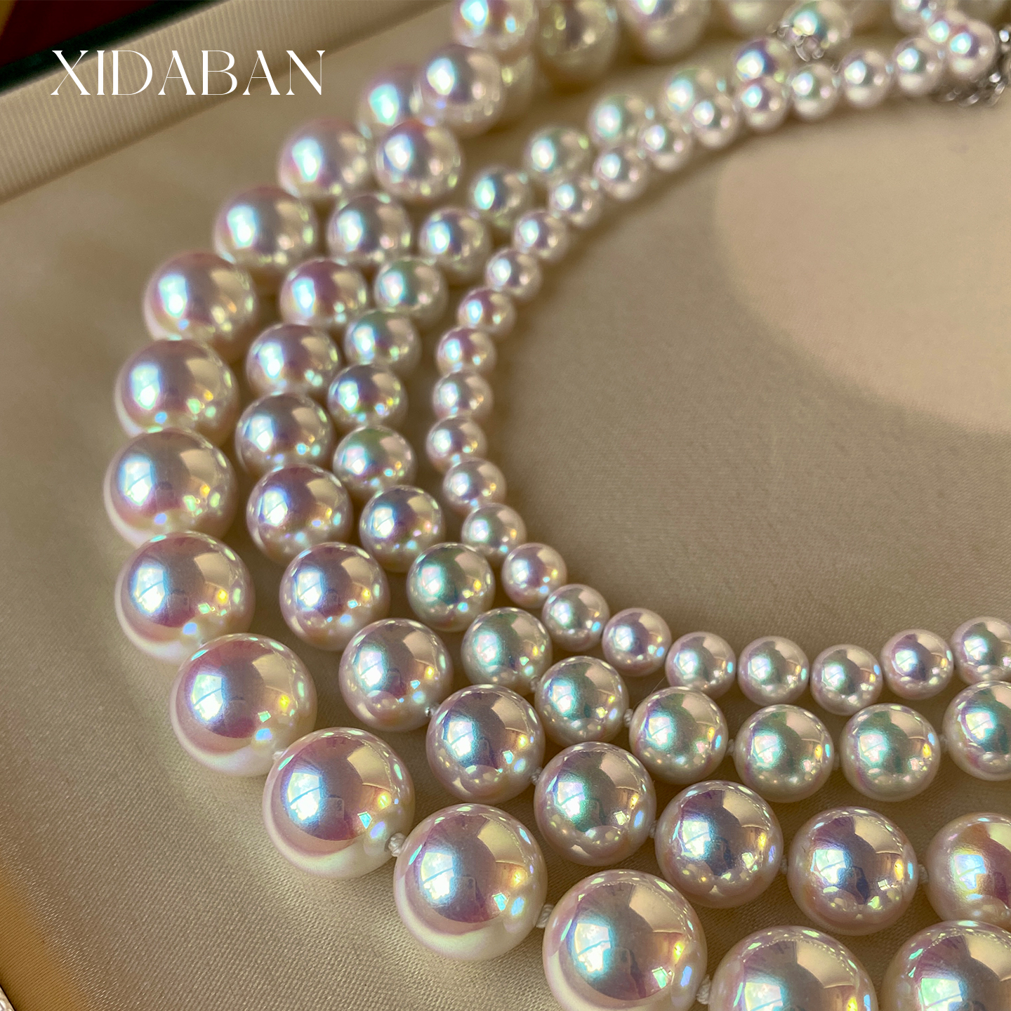 西大班天女akoya珍珠串珠项链