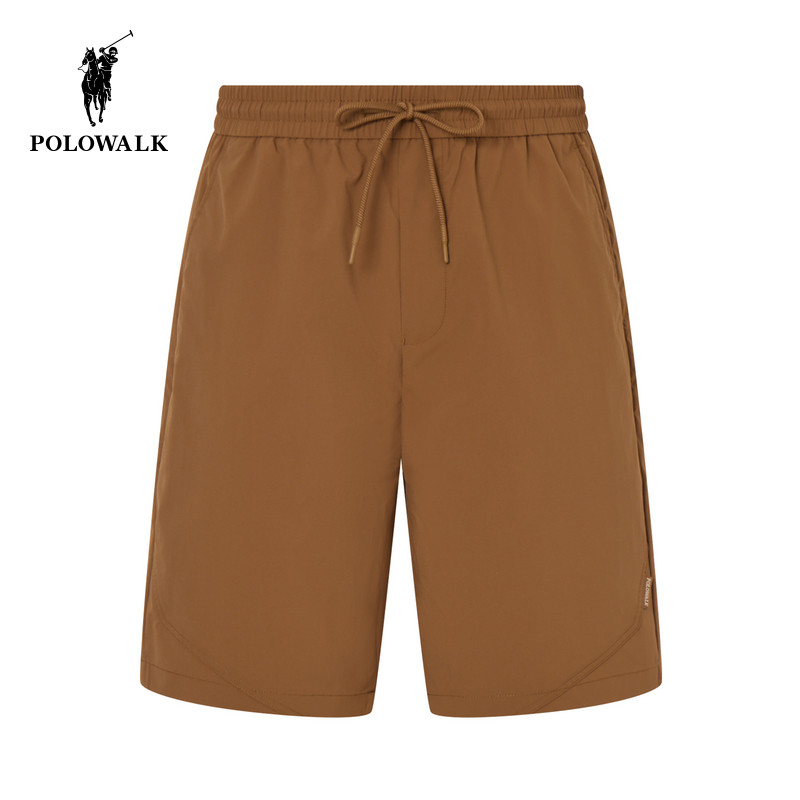 POLOWALK男式短裤2025秋夏裤新品松紧腰抽绳男装薄款休闲裤,男装,休闲裤,淘宝优惠券,粉丝福利购,淘宝优惠卷