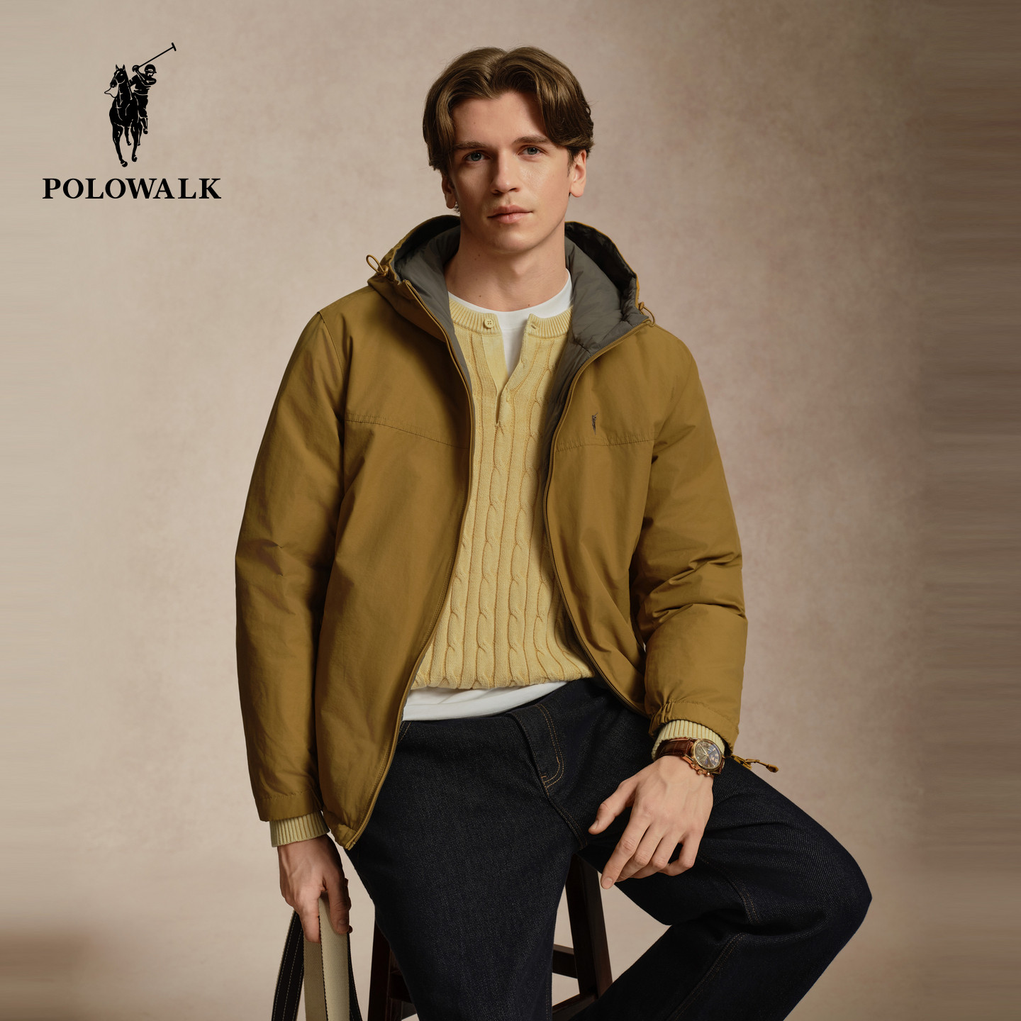 POLOWALK男士冬季新品羽绒服