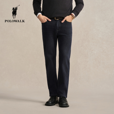 POLOWALK秋冬薄绒牛仔裤