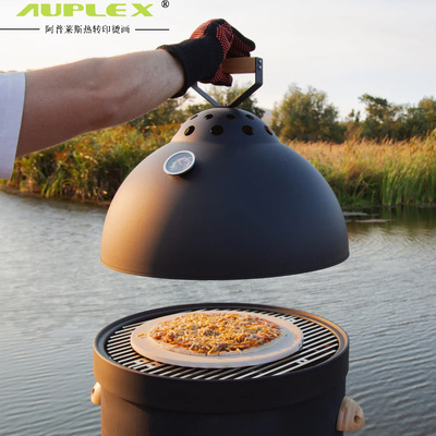 新款户外铁烤炉 多功能五合一烧烤炉 烤披萨煮茶Kamado BBQ Grill