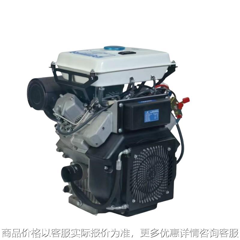 2V95FE双缸风冷V型柴油发动机30匹船用高压液压泵站收割机19kw