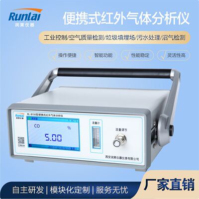 便携式红外光谱二氧化碳气体分析仪 泵吸式二氧化碳浓度分析仪