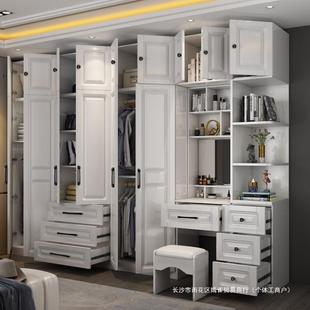 白色Y02整体成品体衣柜室家用卧简约现台代梳妆一四五六门大 欧式