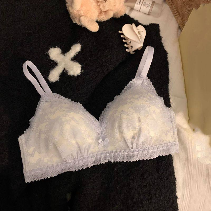 法式蕾丝内衣女薄款无钢圈小胸聚拢显小甜美舒适收副乳文胸罩套装,女士内衣/男士内衣/家居服,文胸,淘宝优惠券,粉丝福利购,淘宝优惠卷