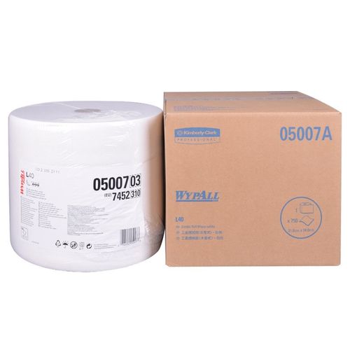 WYPALL金佰利05007A无尘纸工业擦拭纸 L40吸油水擦拭布白色金伯利