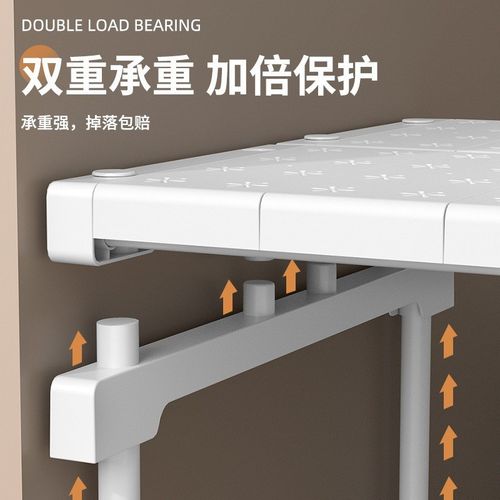 加宽衣柜分层隔板柜子隔断隔层架免打孔衣橱柜内可伸缩收纳置物架