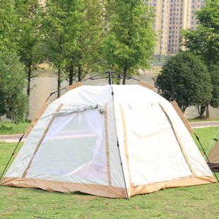 户外公园帐篷全套露营双层全自动速开野营四季通用四面通风帐