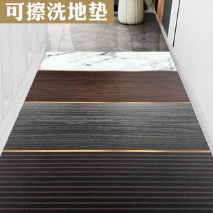 轻奢风入户门垫防水防滑地垫网红进户门厅玄关地毯脚垫可擦洗 PVC