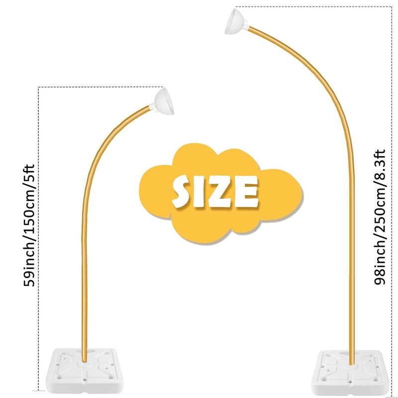 气球拱门支架套装(8.3FT和5FT)立柱支架 婚礼生日派对背景装饰