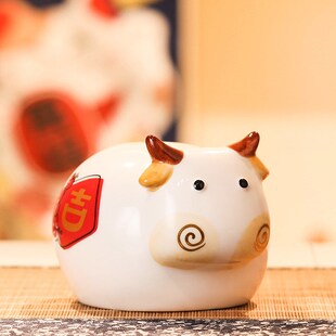 十二生肖存钱罐陶瓷儿童大容量网红储钱罐鼠牛虎兔龙蛇马羊猴鸡狗