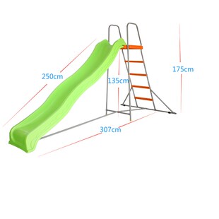 L250幼儿园滑梯室外秋千铁架滑梯户外游乐设备儿童室外塑料溜滑梯