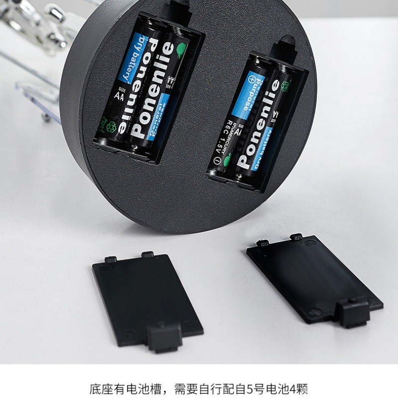 双轮永动仪电动磁力双转摇摆器混沌摆家居办公室书房桌面摆设