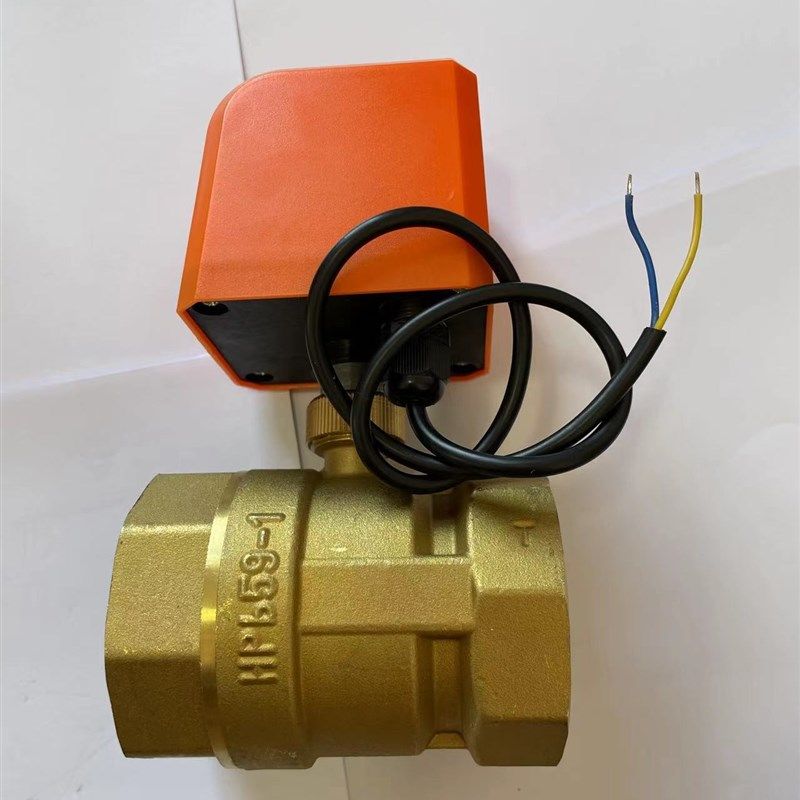 两线DC12V24V常开常闭 电动二通球阀中央空调风管盘机 采暖系统