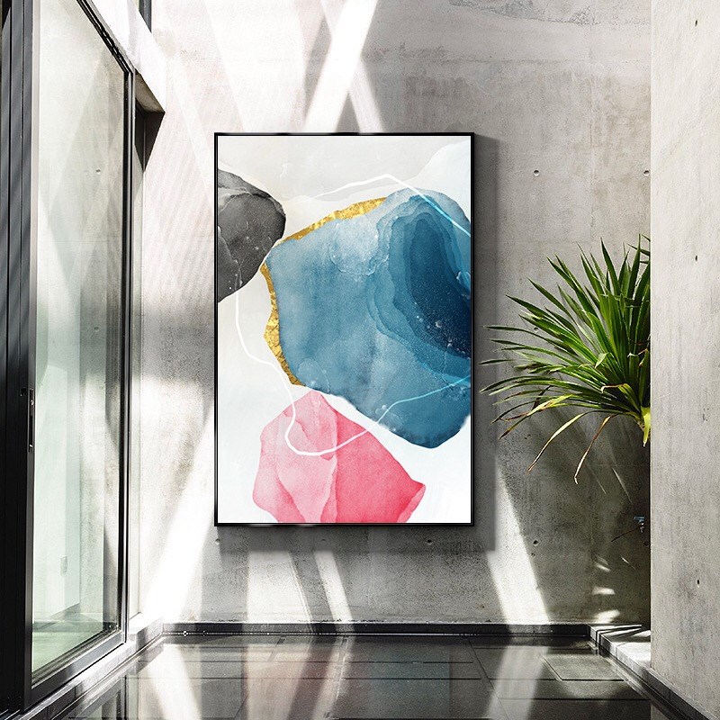 现代简约抽象装h饰画文艺客厅背景墙卧室书房玄关餐厅画酒店样板