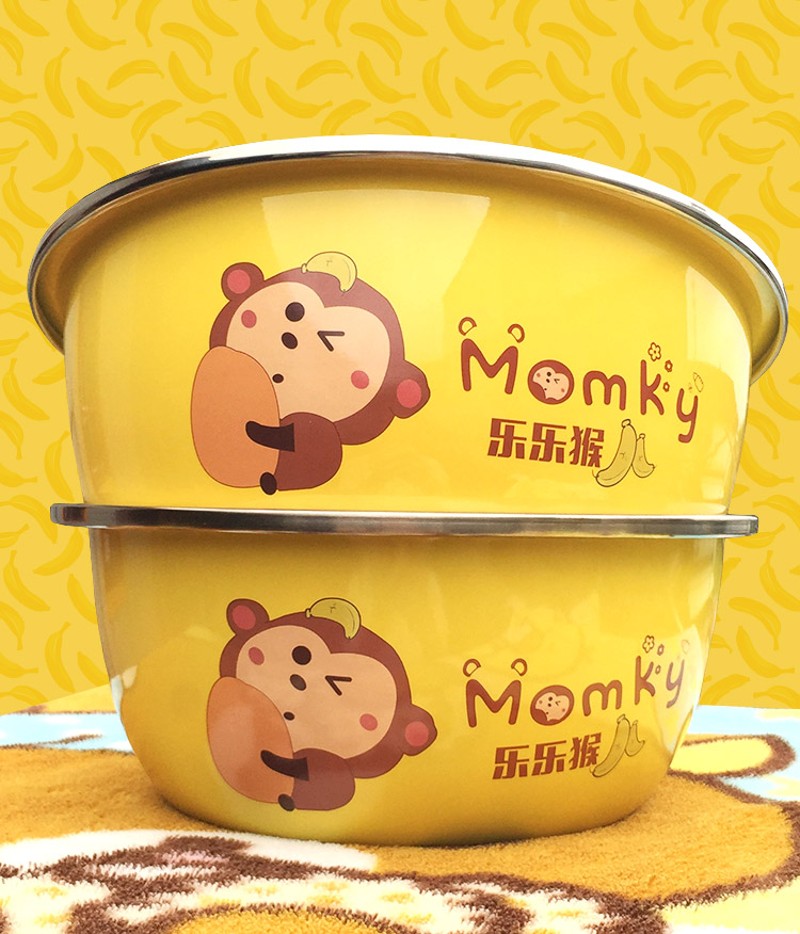 婴儿脸盆宝宝盆洗屁股q盆宝宝洗脚盆用品洗屁股盆新生儿不锈钢盆