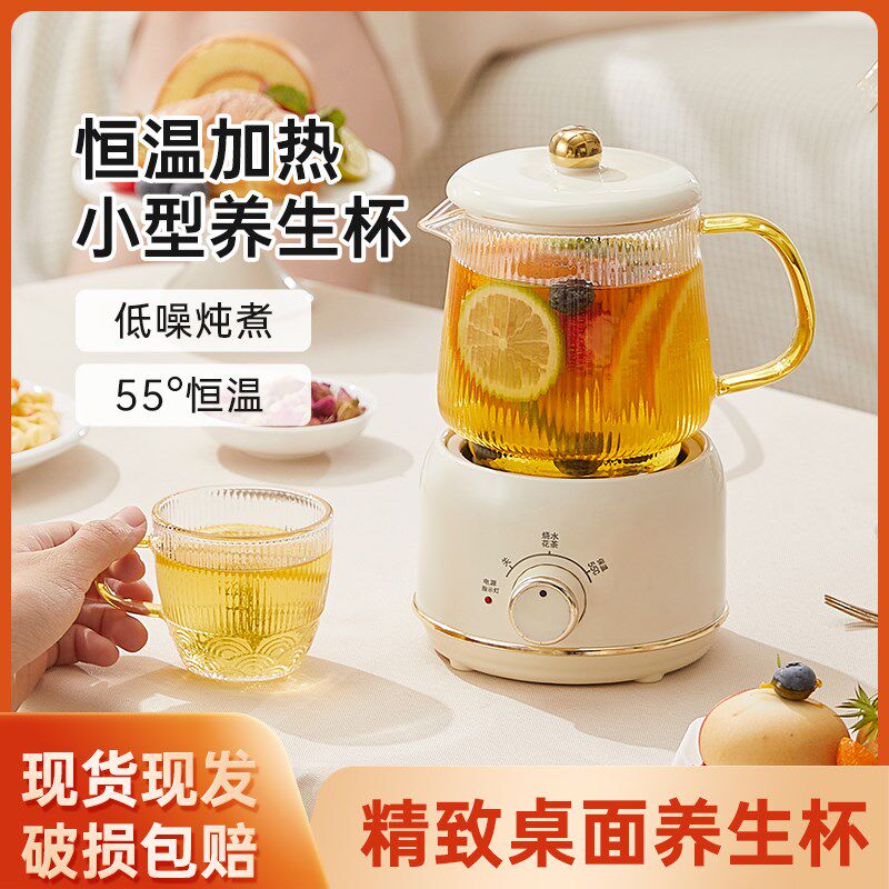 养生壶办公e室小型mini煮茶器家用多功能花茶迷你电炖杯1人温奶器
