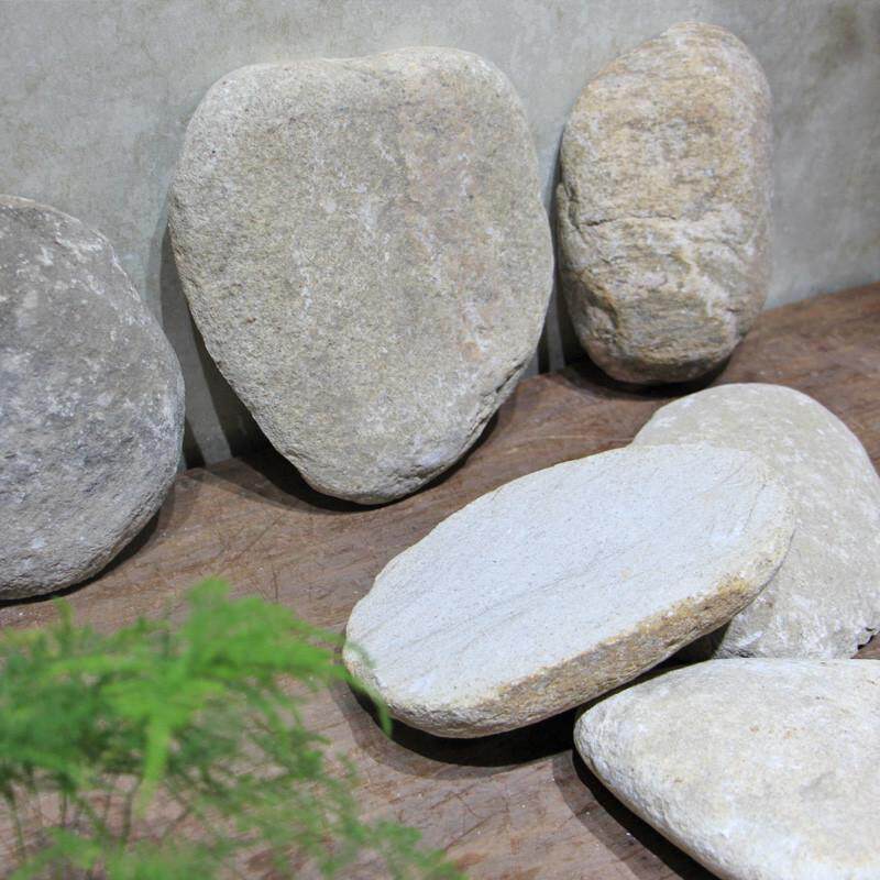 围墙围栏b河卵石地砖大块文化柱子花坛鹅卵石切片石砖乡村天然别