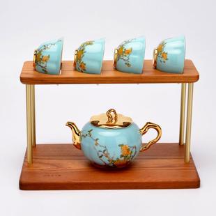 永丰源夫人瓷中式 陶瓷茶壶杯子盖碗送礼品 7头茶具家用茶具套装