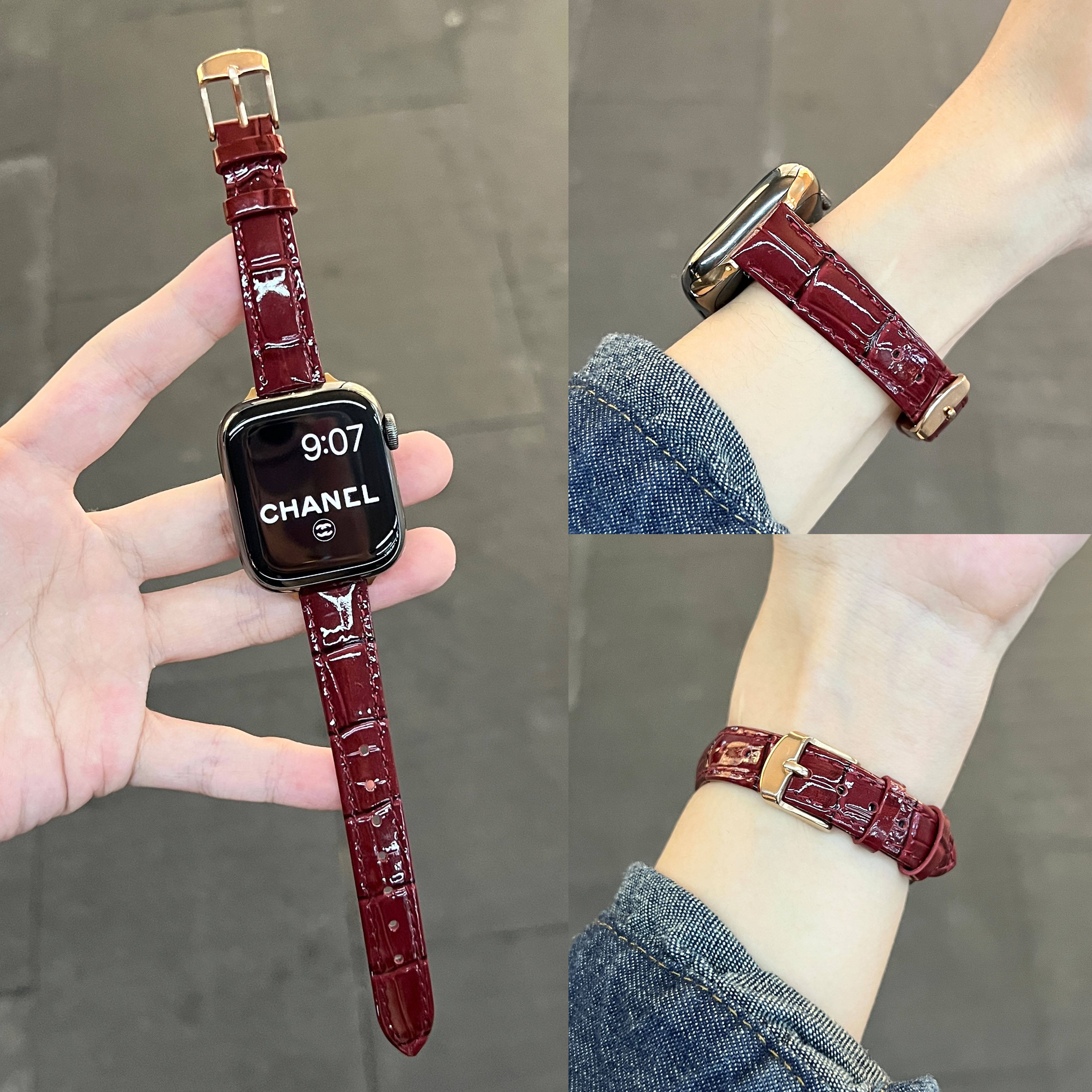 适用红米watch6/5/4手表带复古竹节纹皮质小米手环9pro腕带8pro女