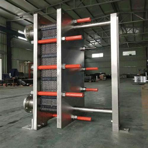 沃顿生产换热器设备制冷板换食品卫生级换热器不锈钢板式换热器