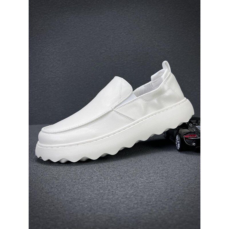 一眼定情!百看不厌!r夏季商务男鞋2024百搭皮鞋厚底豆豆鞋男