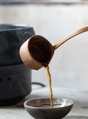 无漆竹制酒提子打酒器酒吊盛舀小水勺分碗勺子泡茶勺漏斗水瓢家用