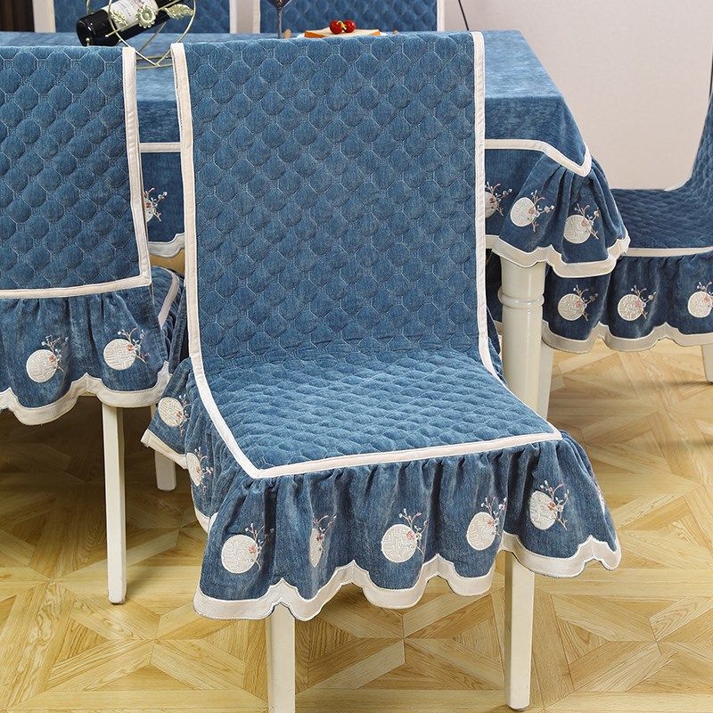 高档现代中式茶几桌布长方形台布餐桌布椅垫椅子罩装连体座垫,居家布艺,桌布,淘宝优惠券,粉丝福利购,淘宝优惠卷