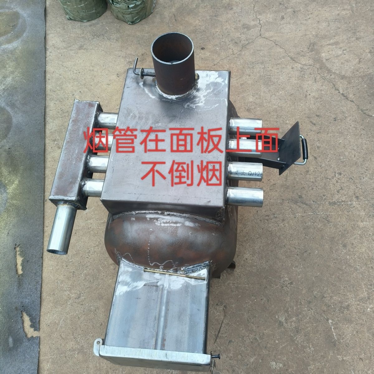 柴火煤气罐取暖炉改装农