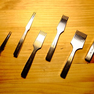 法斩 六菱斩 内壁手工研磨 默出品 预定 斩 手工皮革工具 欧式