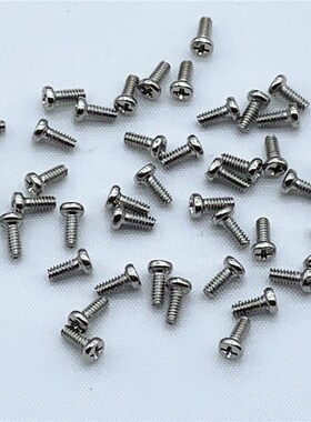 M1.5不锈钢小螺丝304圆头十字机丝螺钉手机小螺钉PM1.5*3/4/5/6/8