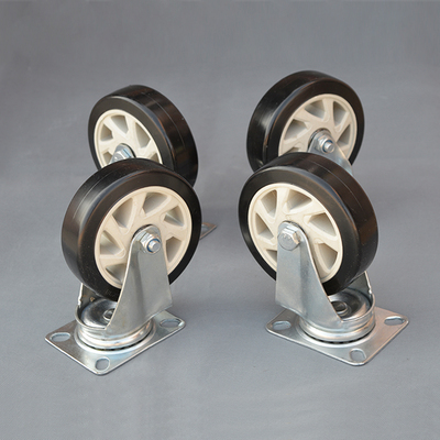 启腾塑料胶板车 4寸5寸普通轮子一套